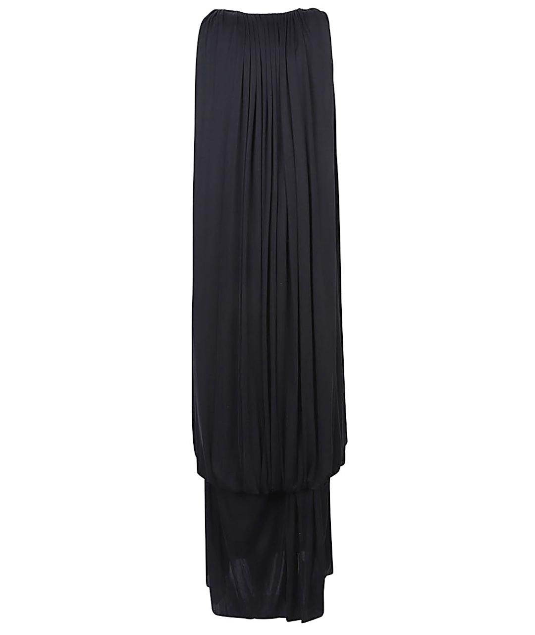 LOEWE Черное шелковое вечернее платье, фото 2