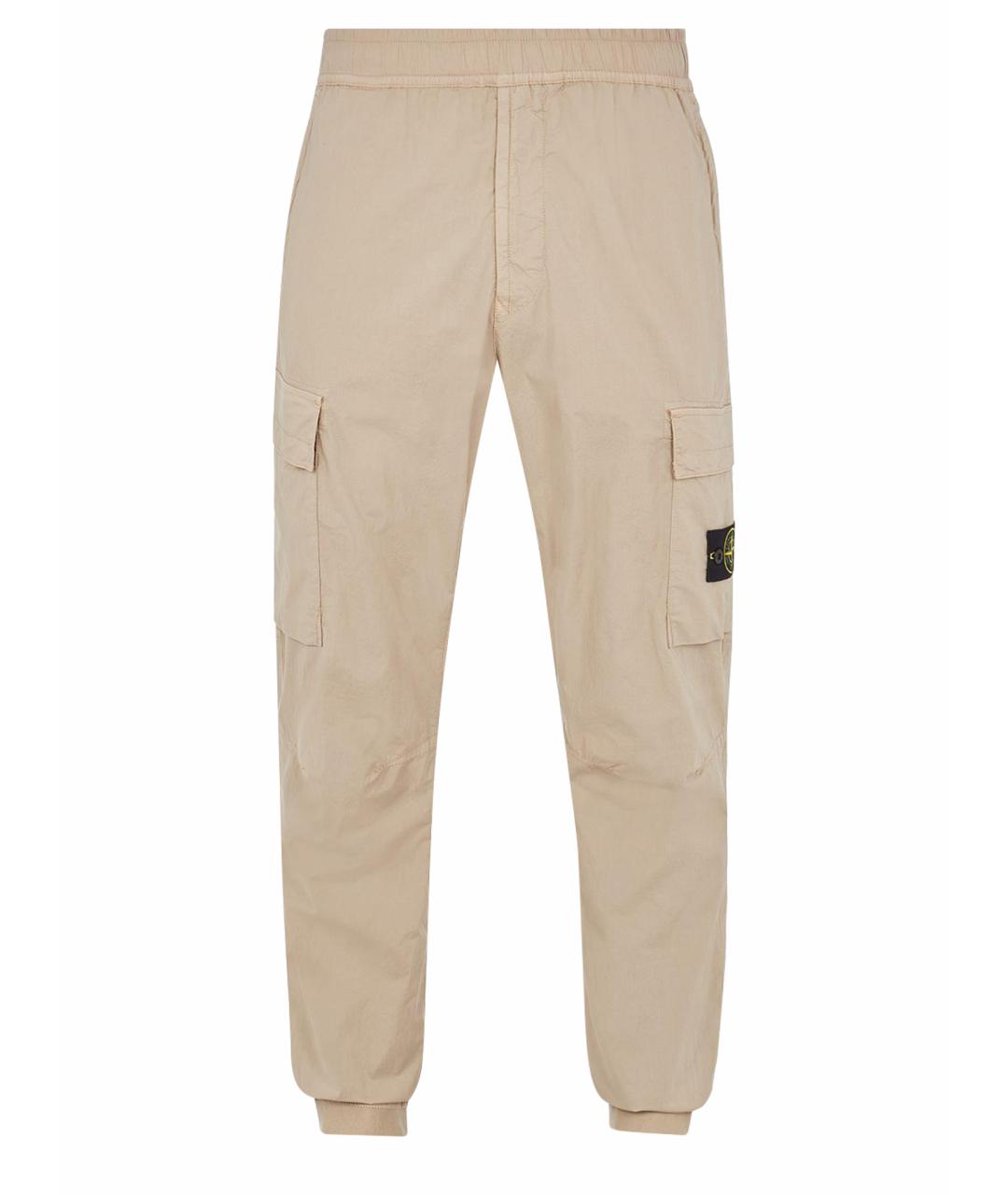 STONE ISLAND Серые повседневные брюки, фото 1