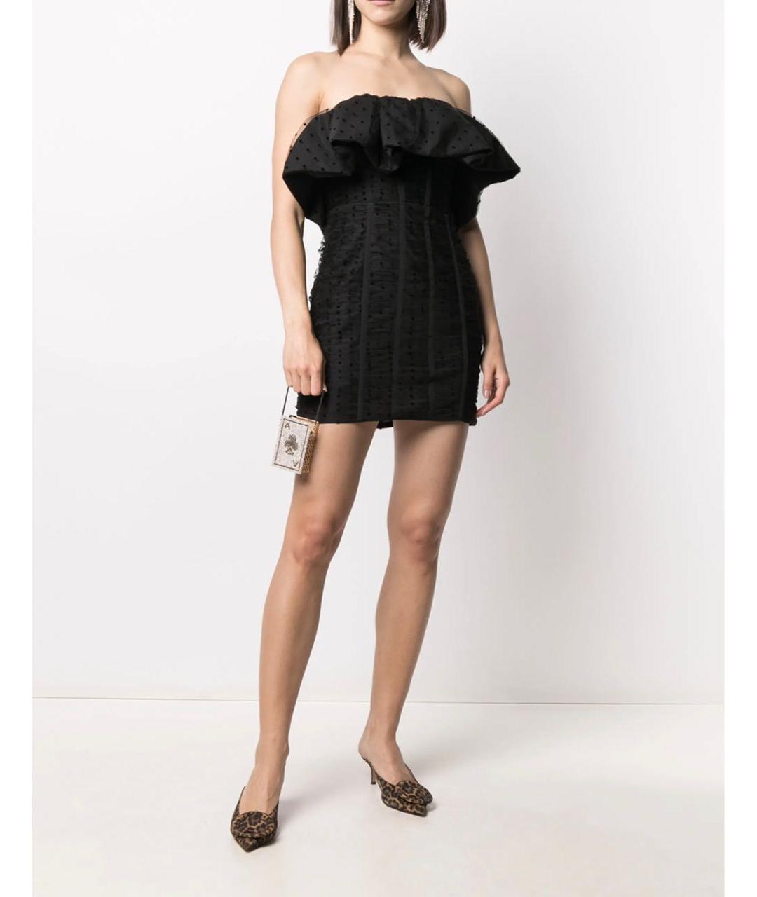 SELF-PORTRAIT Черное вечернее платье, фото 3