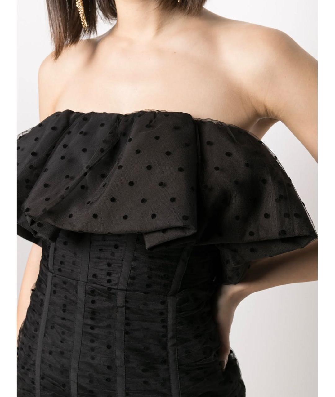 SELF-PORTRAIT Черное вечернее платье, фото 2