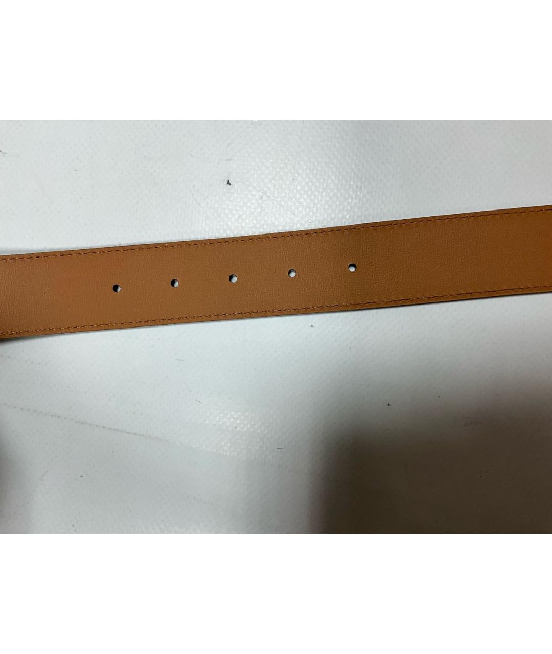 ZILLI Черный кожаный ремень, фото 7