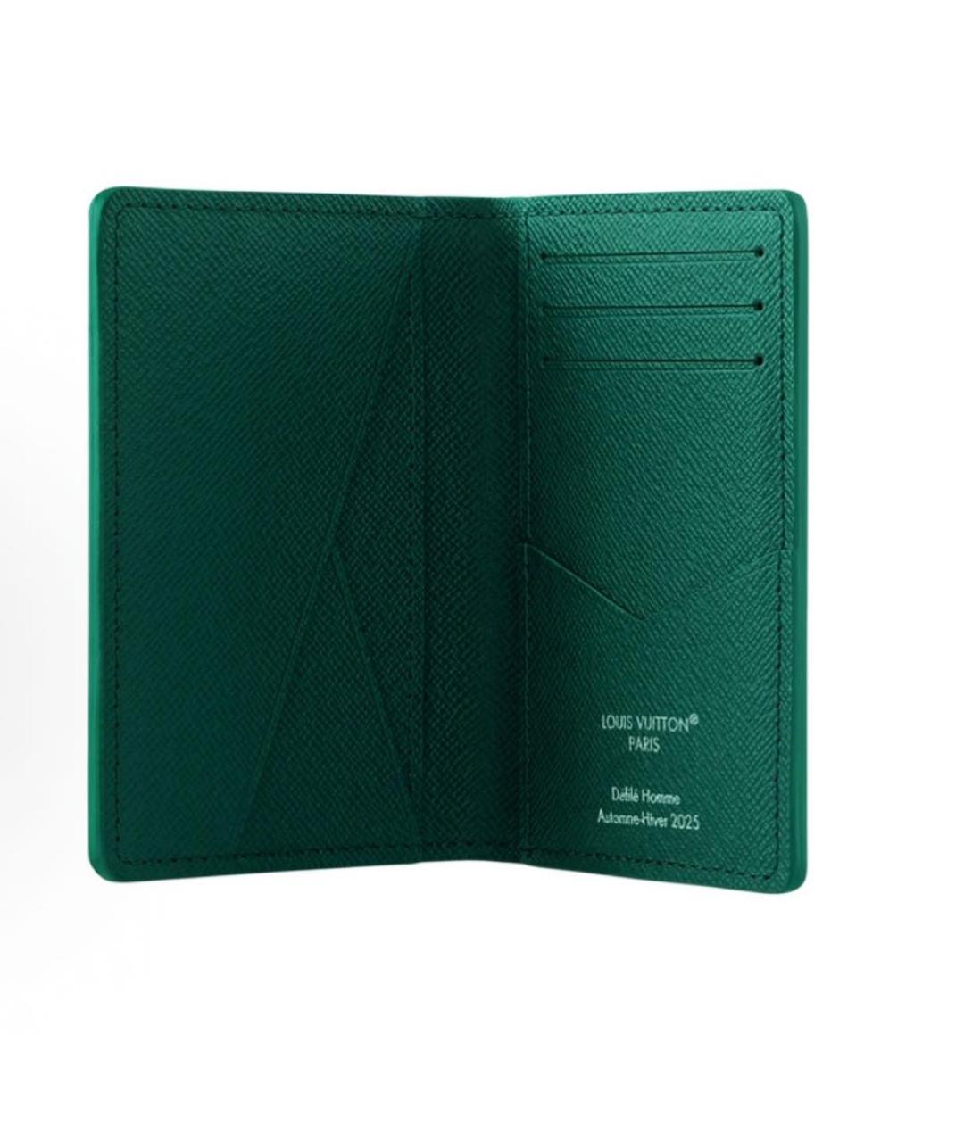 LOUIS VUITTON Зеленый кардхолдер, фото 4