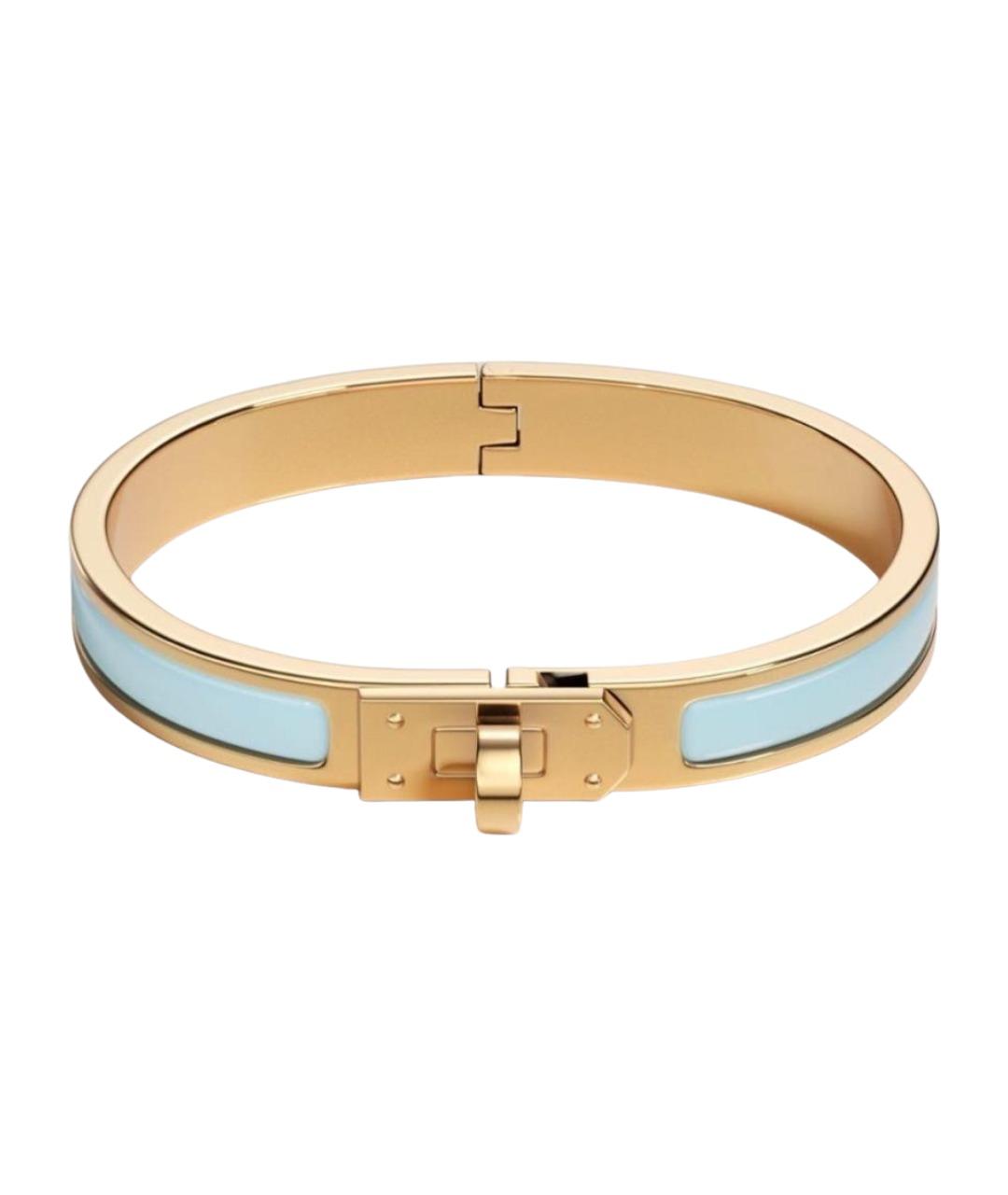 HERMES Голубой металлический браслет, фото 1