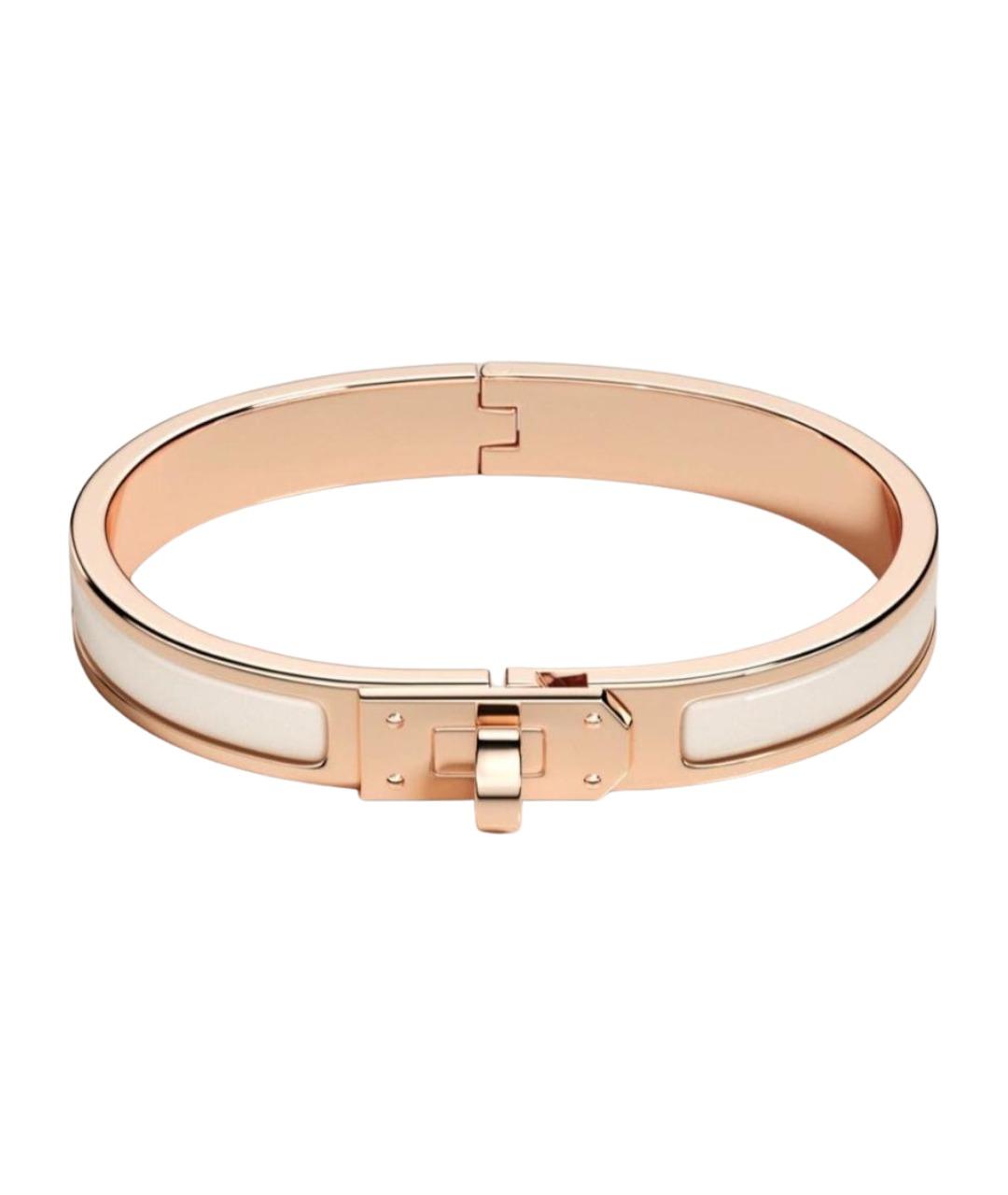 HERMES Золотой металлический браслет, фото 1