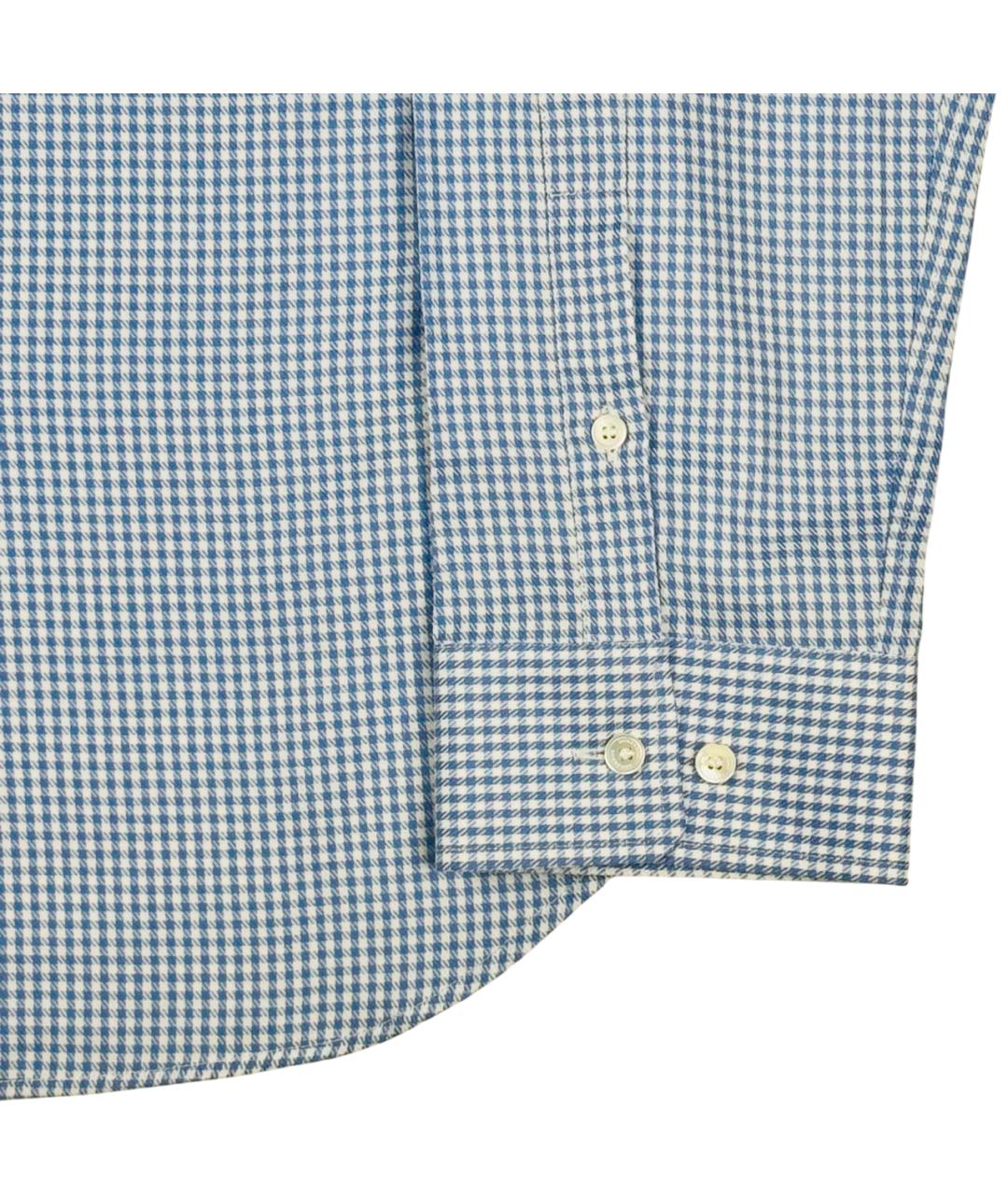 BURBERRY Голубая хлопковая классическая рубашка, фото 4