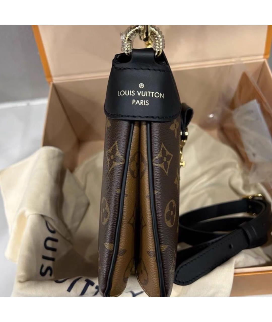 LOUIS VUITTON Коричневая сумка через плечо, фото 4