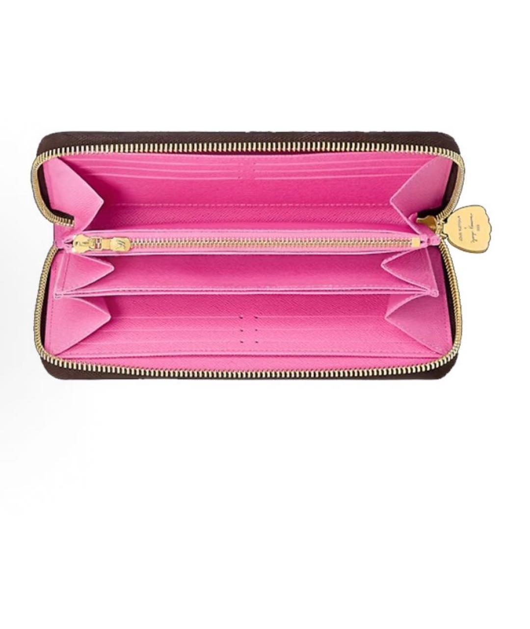 LOUIS VUITTON Коричневый кошелек, фото 3