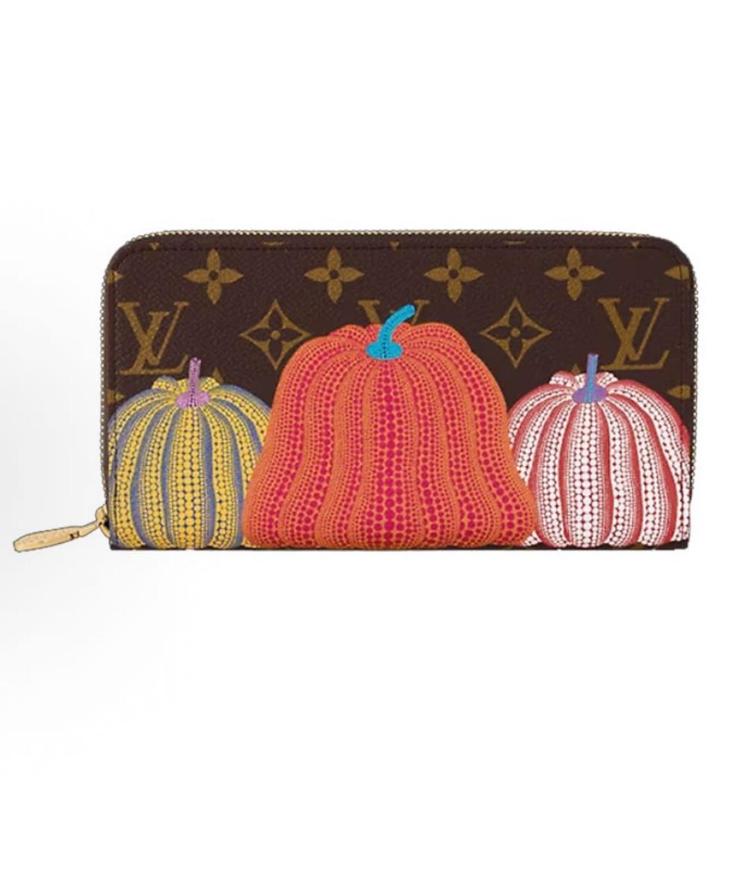 LOUIS VUITTON Коричневый кошелек, фото 4