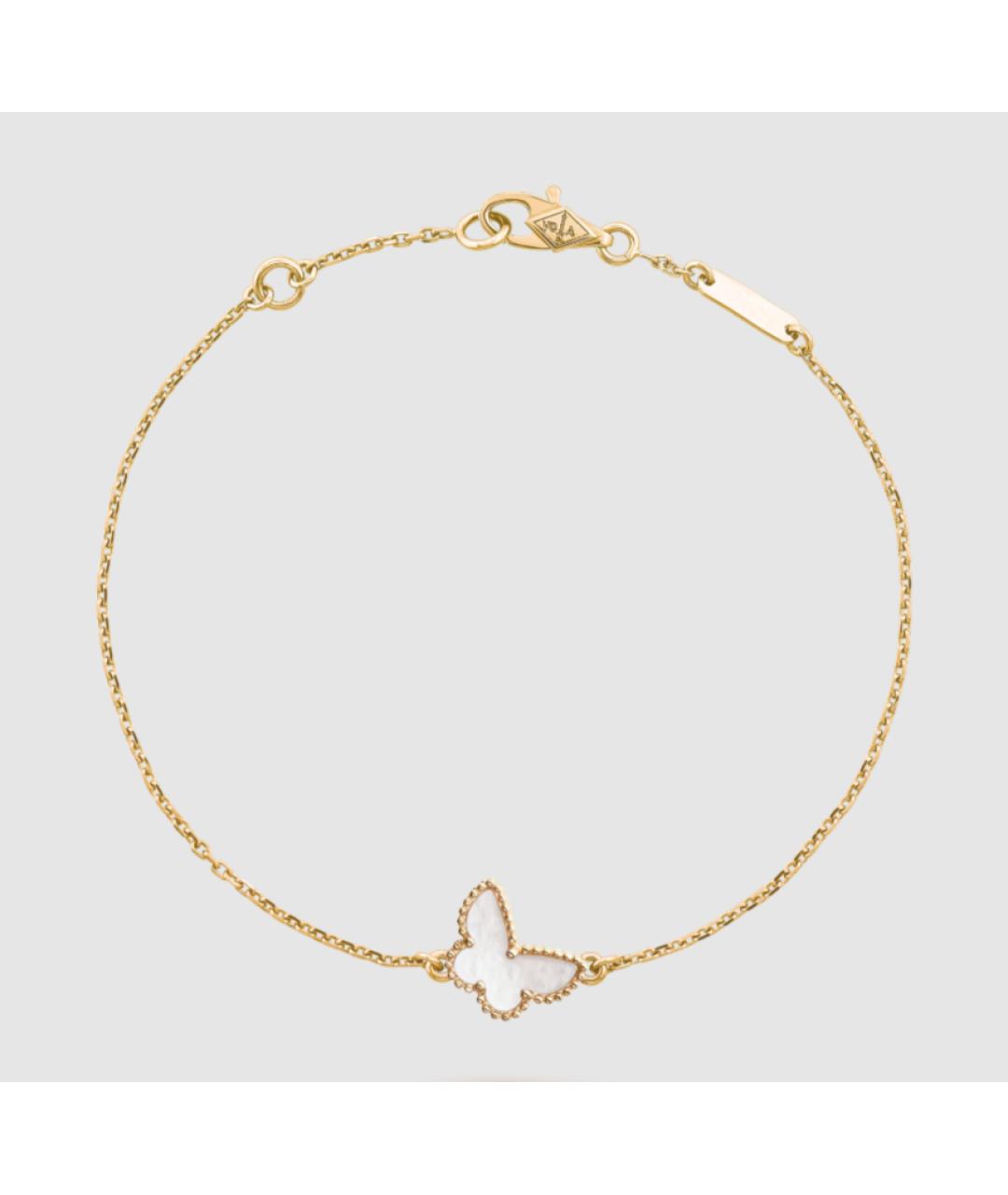 VAN CLEEF & ARPELS Бежевый браслет из желтого золота, фото 7