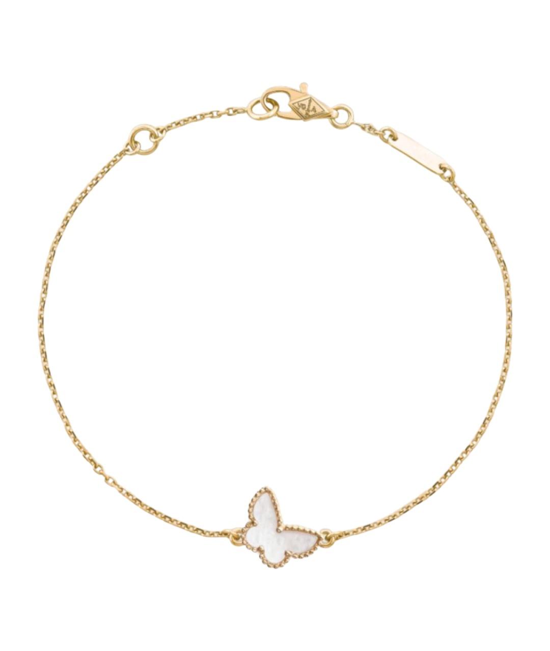 VAN CLEEF & ARPELS Бежевый браслет из желтого золота, фото 1