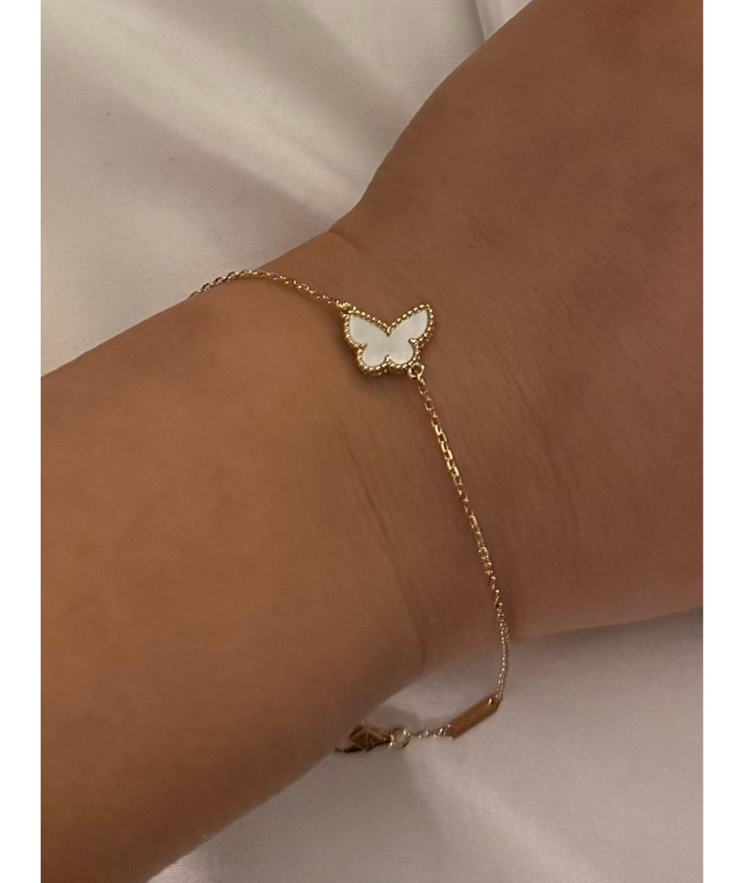 VAN CLEEF & ARPELS Бежевый браслет из желтого золота, фото 4