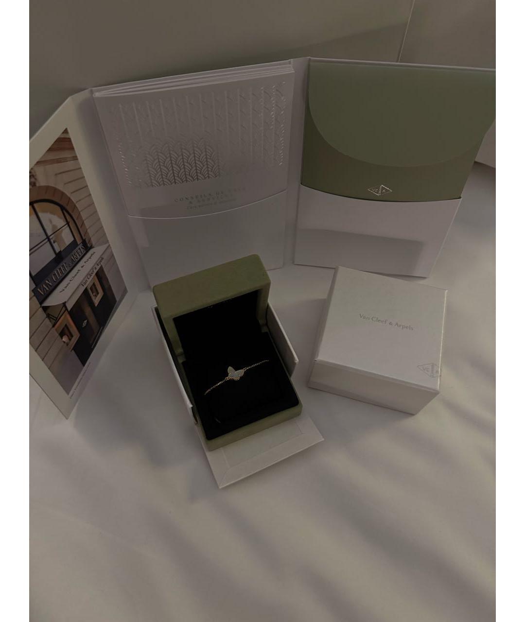 VAN CLEEF & ARPELS Бежевый браслет из желтого золота, фото 3