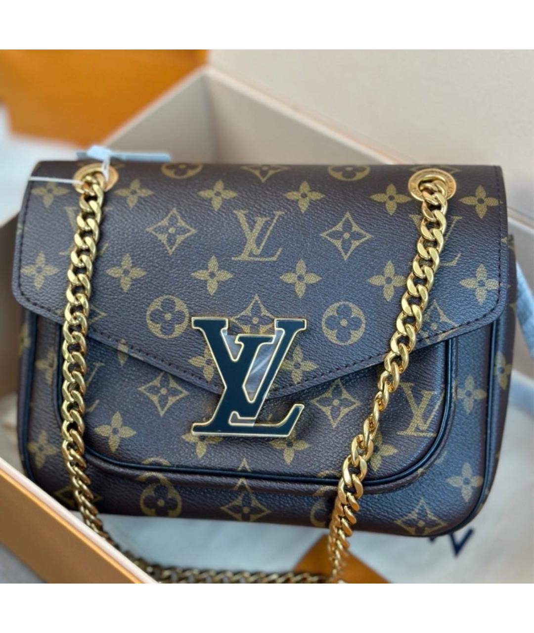 LOUIS VUITTON Коричневая сумка через плечо, фото 2