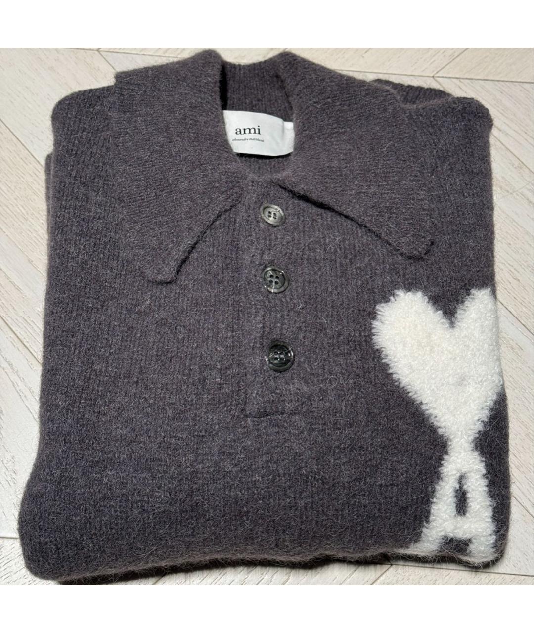 Ami Paris Антрацитовый джемпер / свитер, фото 8