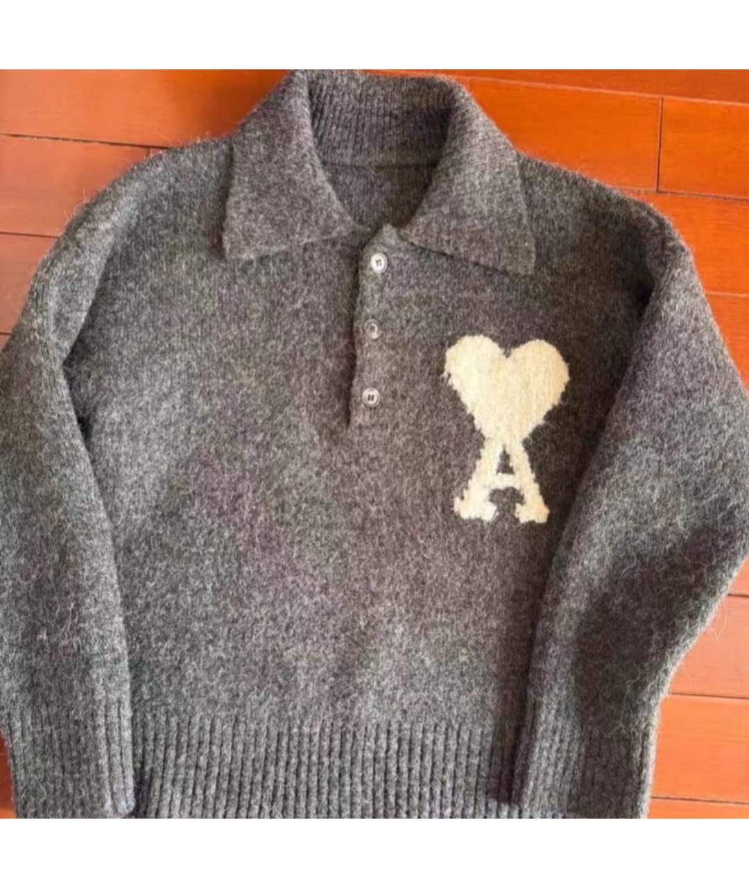 Ami Paris Антрацитовый джемпер / свитер, фото 7