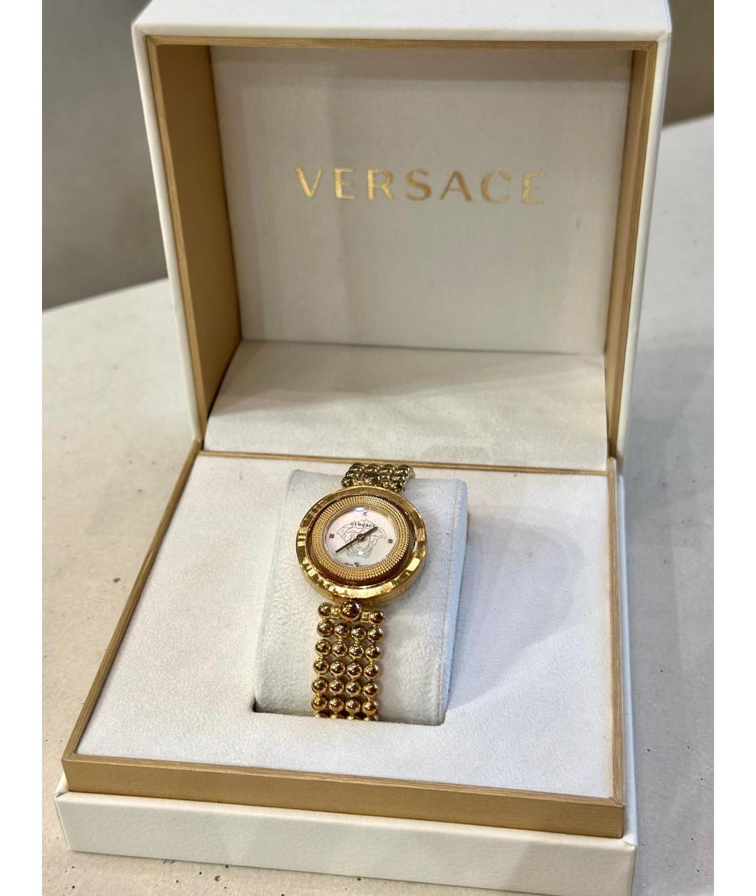 VERSACE Золотые часы, фото 3