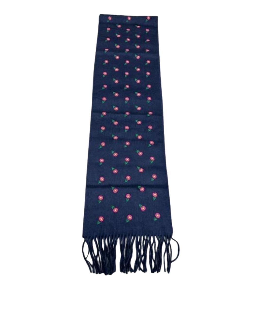 GUCCI Темно-синий шарф, фото 1