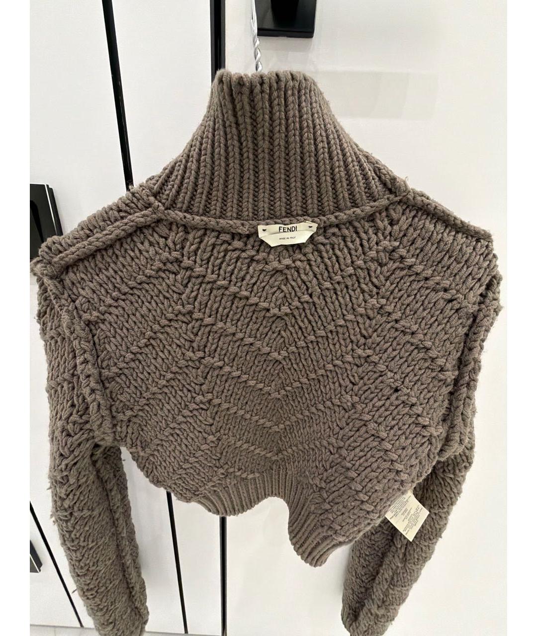 FENDI Шерстяной джемпер / свитер, фото 3
