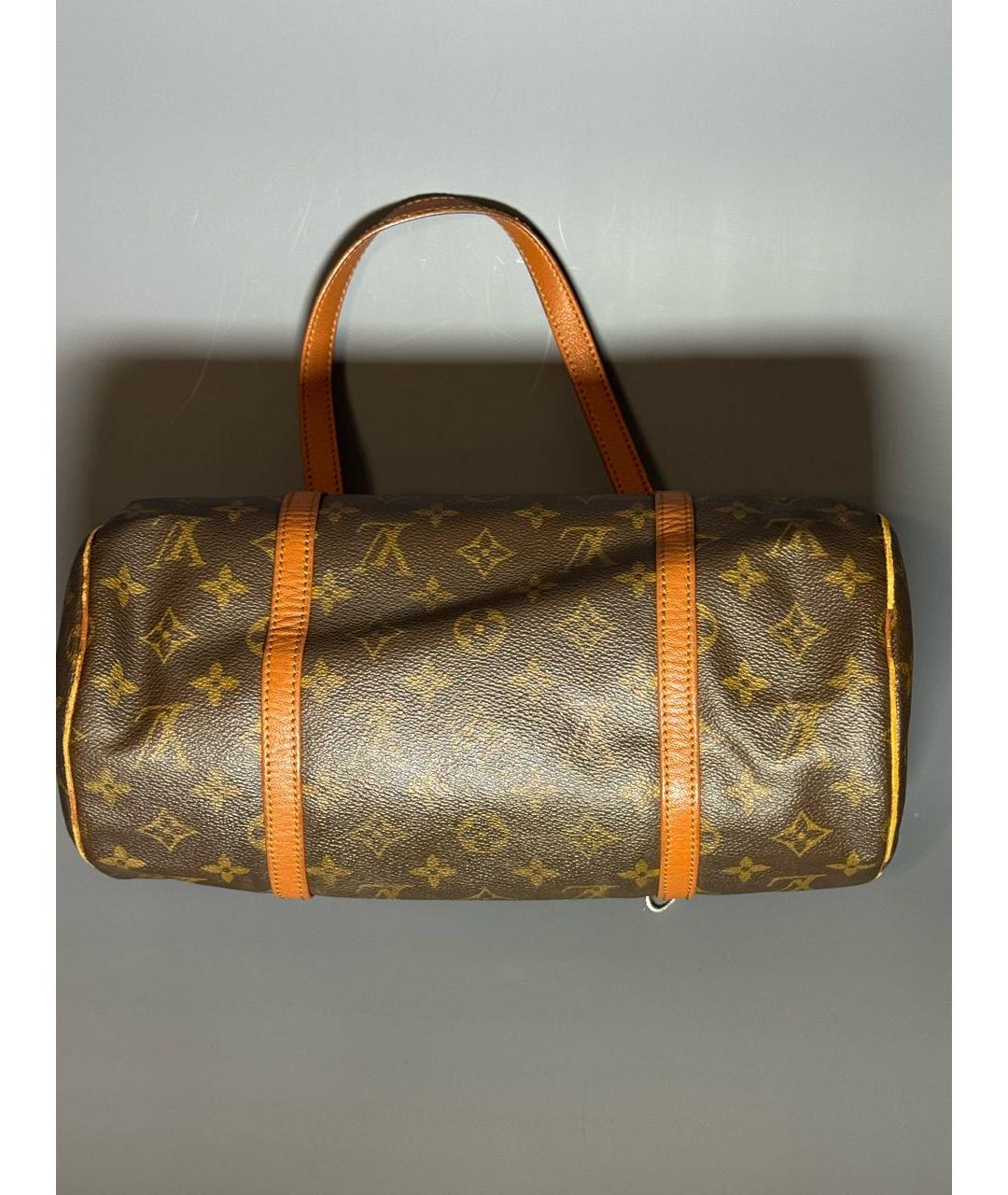 LOUIS VUITTON Коричневая сумка с короткими ручками, фото 3