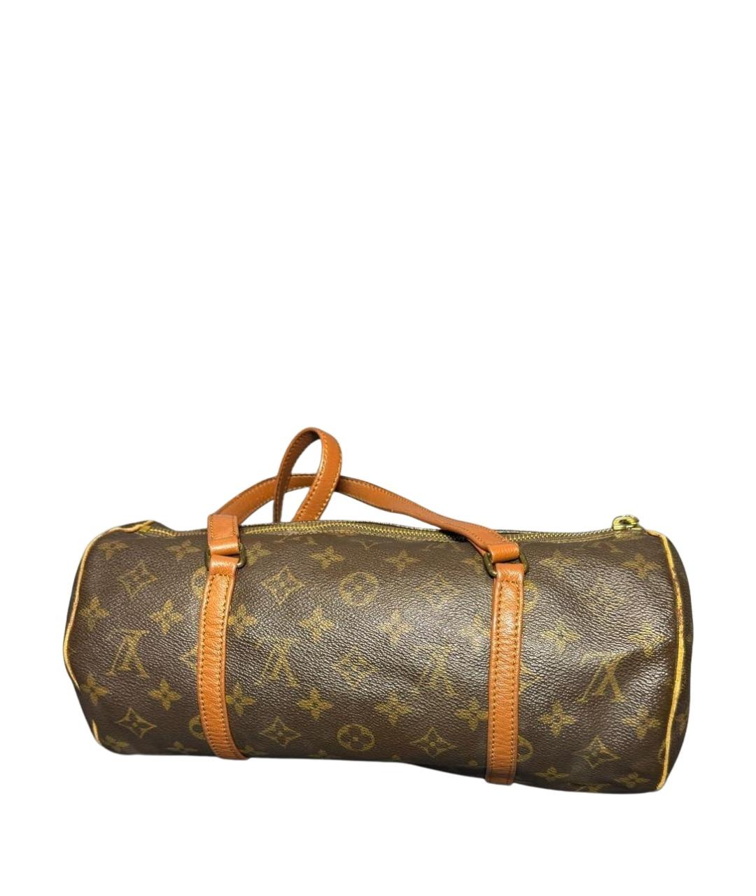 LOUIS VUITTON Коричневая сумка с короткими ручками, фото 1