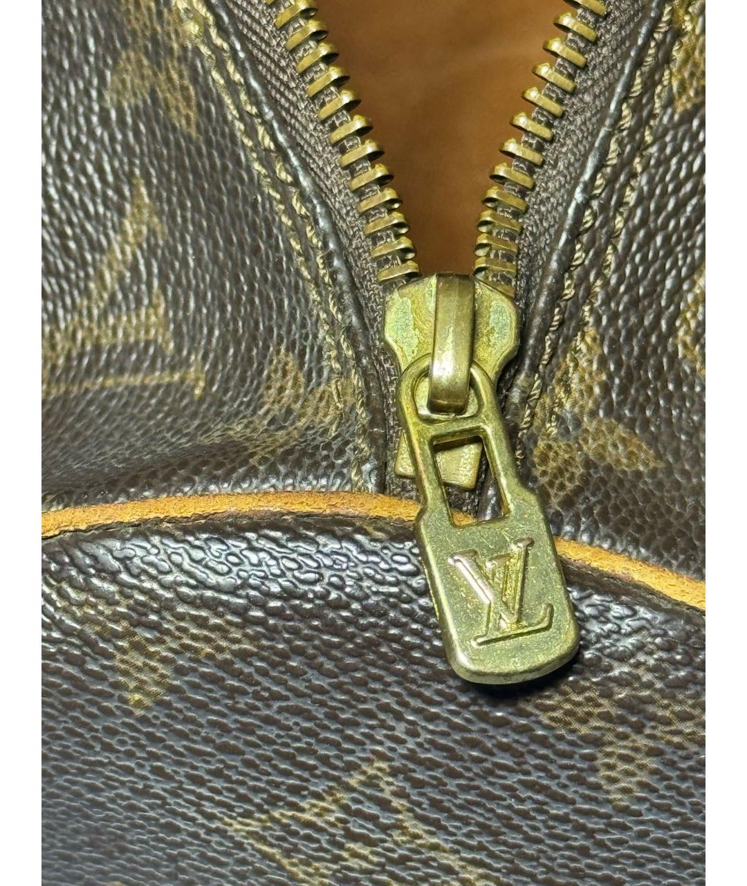 LOUIS VUITTON Коричневая сумка с короткими ручками, фото 5