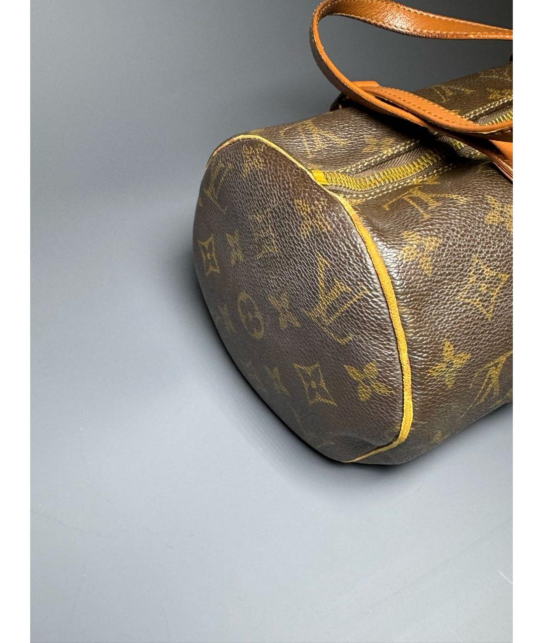 LOUIS VUITTON Коричневая сумка с короткими ручками, фото 7