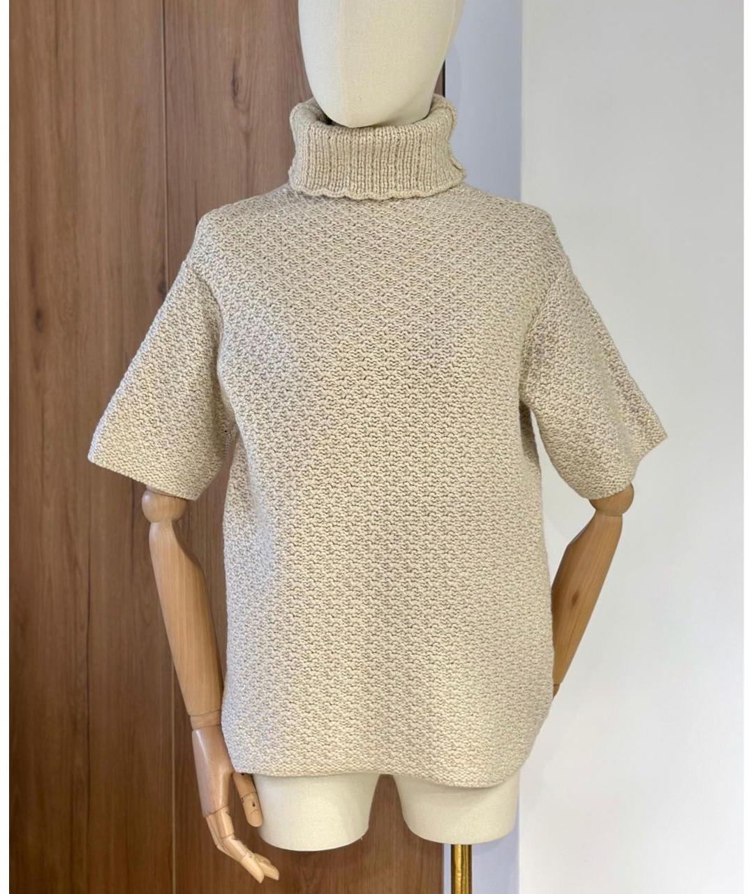 LORENA ANTONIAZZI Бежевый джемпер / свитер, фото 2