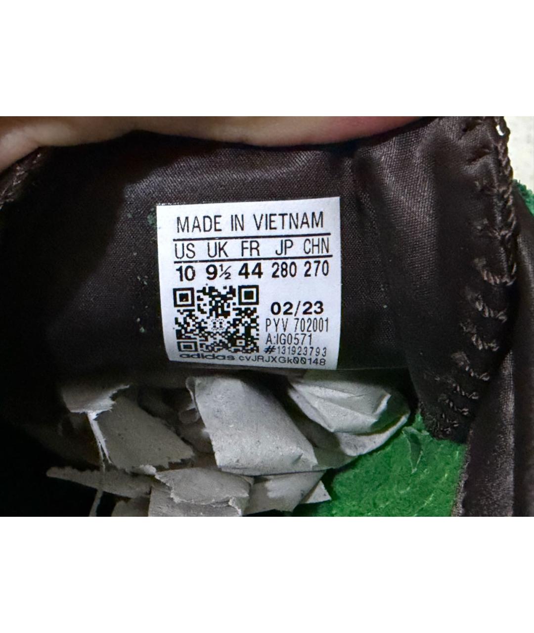 ADIDAS Зеленые низкие кроссовки / кеды, фото 5