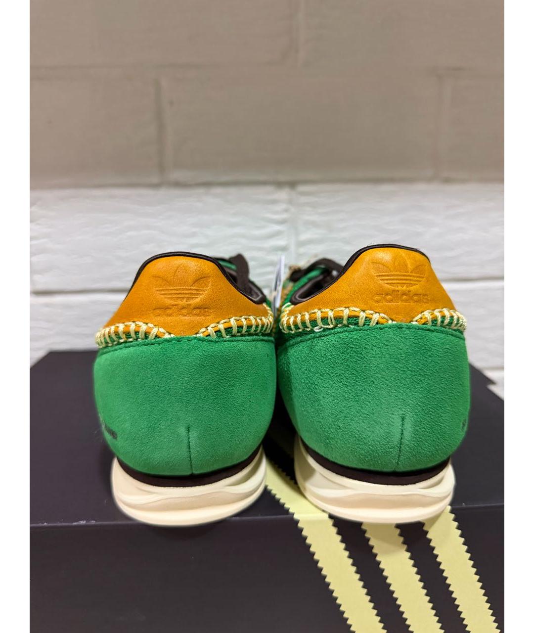 ADIDAS Зеленые низкие кроссовки / кеды, фото 4