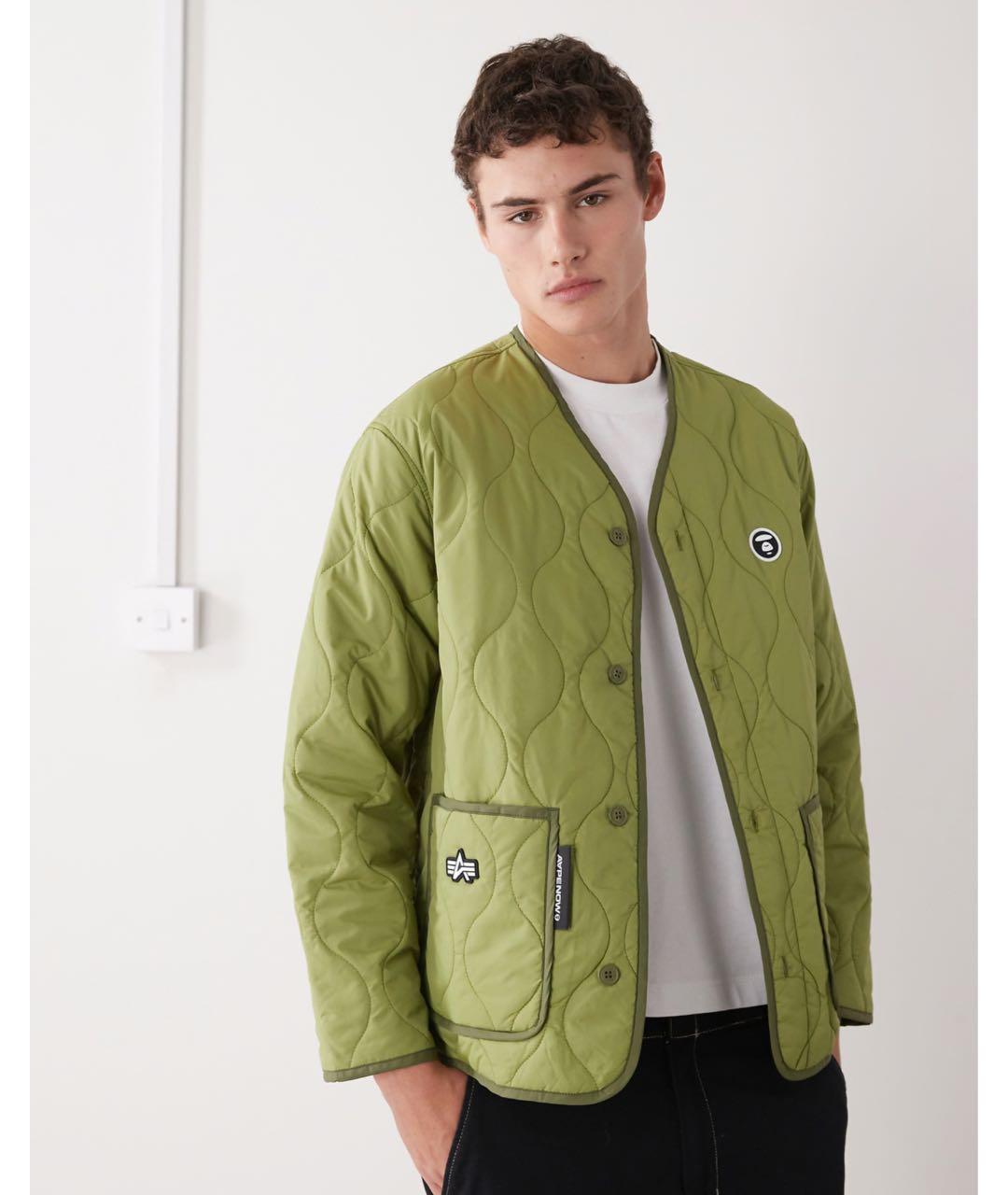 BAPE Зеленая полиэстеровая куртка, фото 4