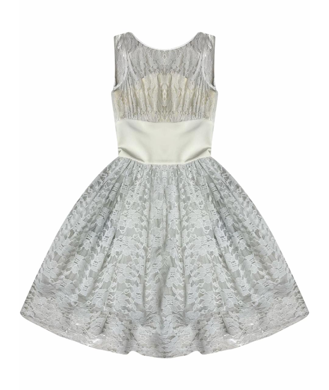 PHILIPP PLEIN Белое кружевное платье, фото 1