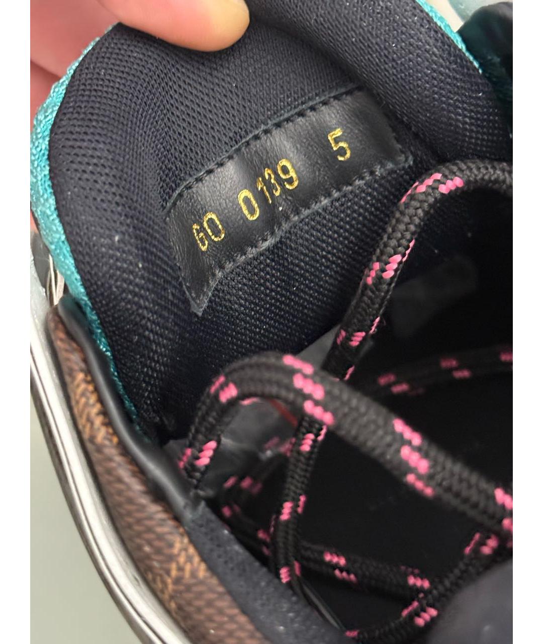LOUIS VUITTON Фиолетовые кроссовки, фото 7