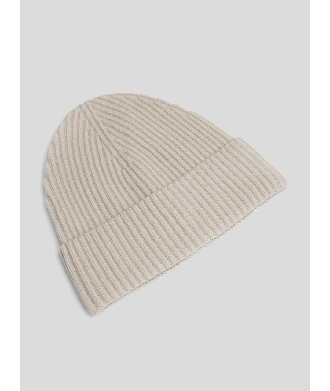 12 STOREEZ Бежевая кашемировая шапка, фото 3
