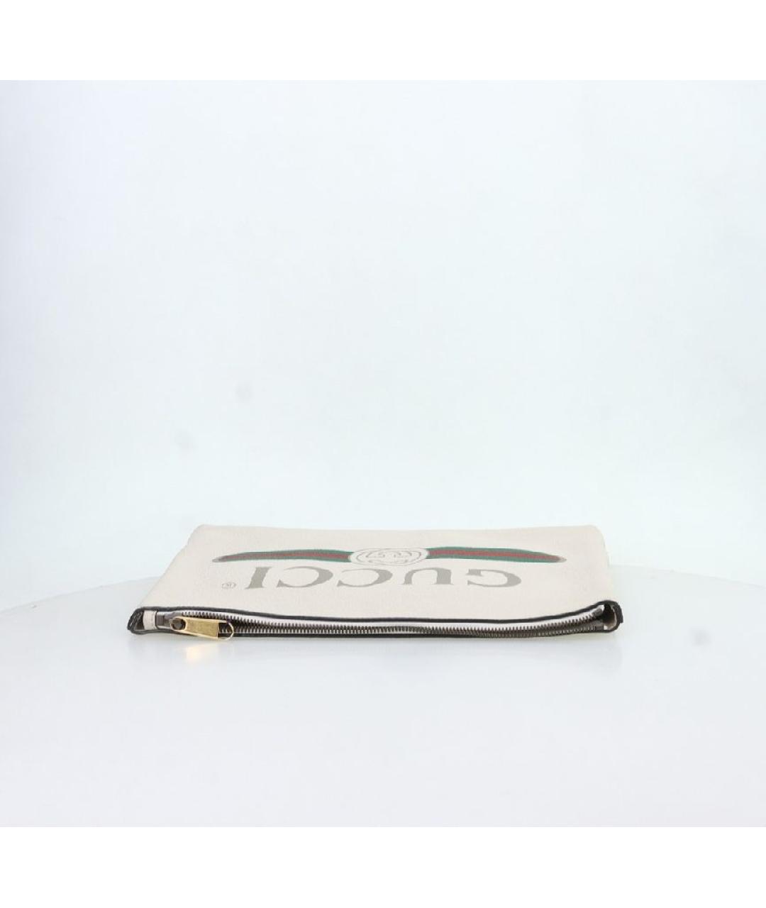 GUCCI Белая кожаная папка для документов, фото 4