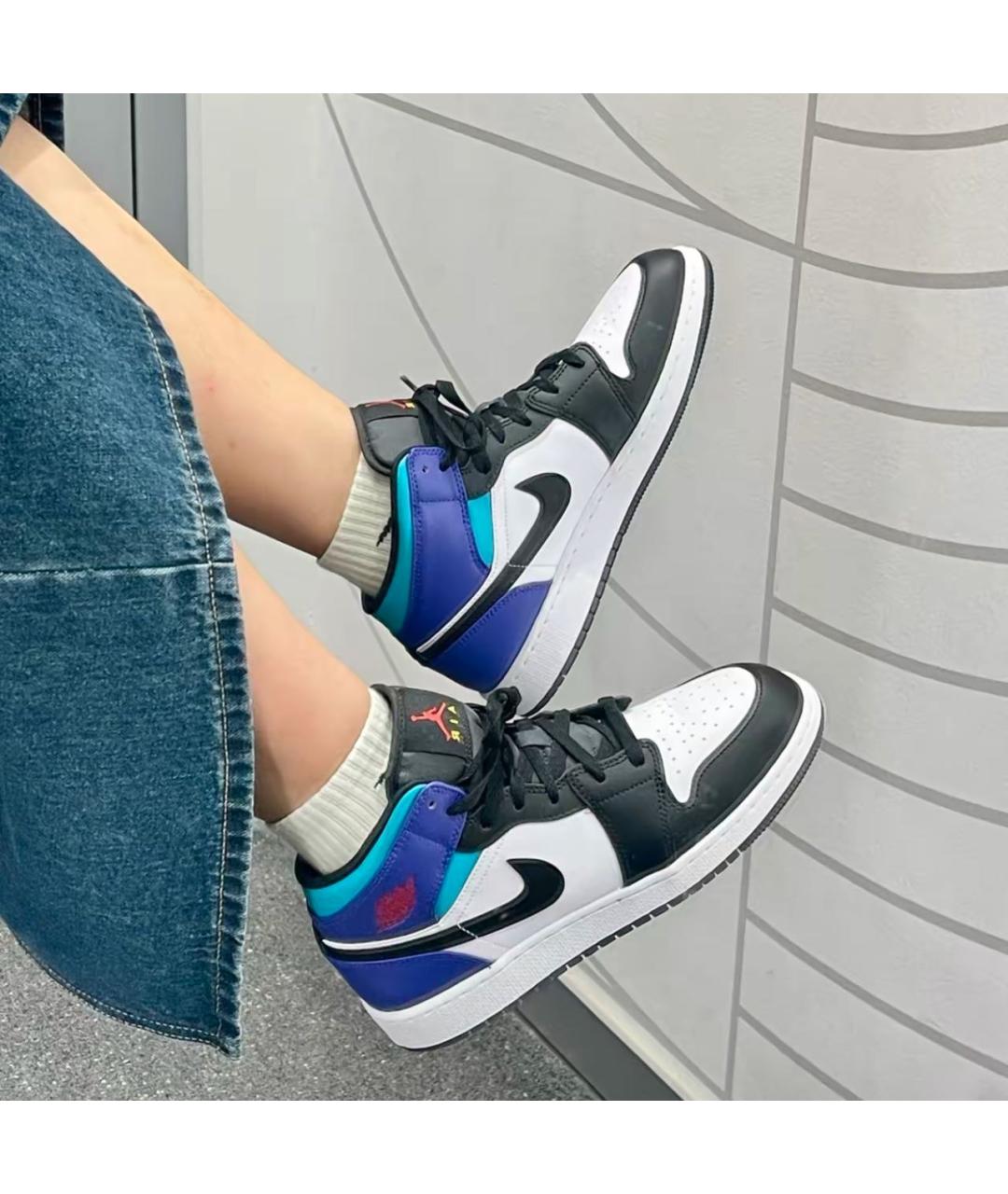 JORDAN Мульти кожаные кроссовки, фото 3