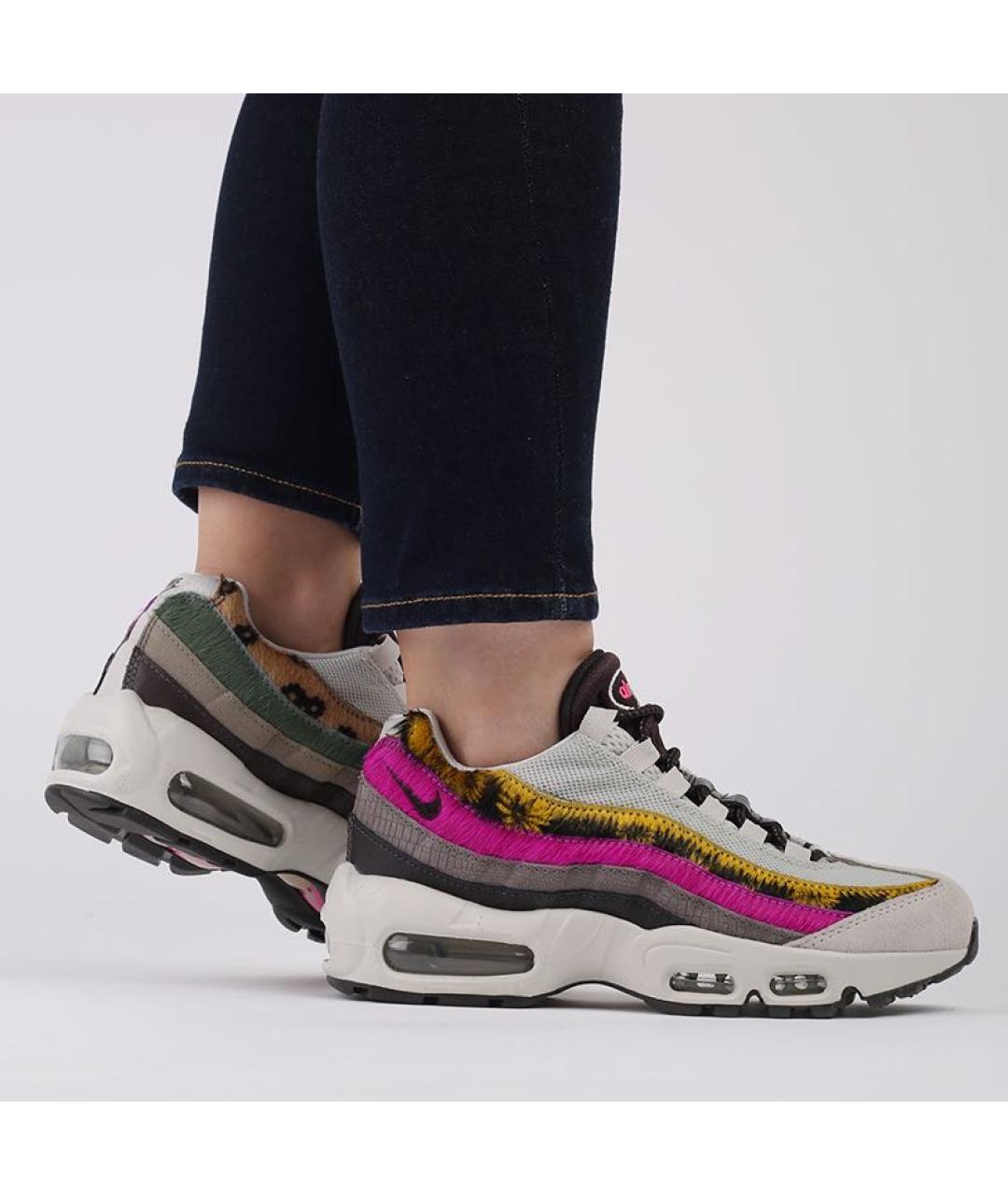 NIKE Мульти кожаные кроссовки, фото 8