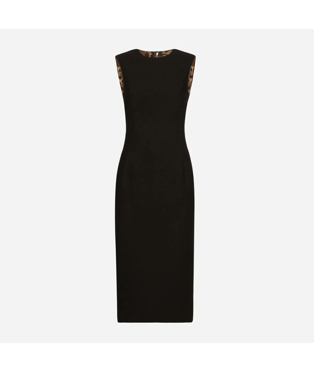 DOLCE&GABBANA Черное шерстяное платье, фото 6