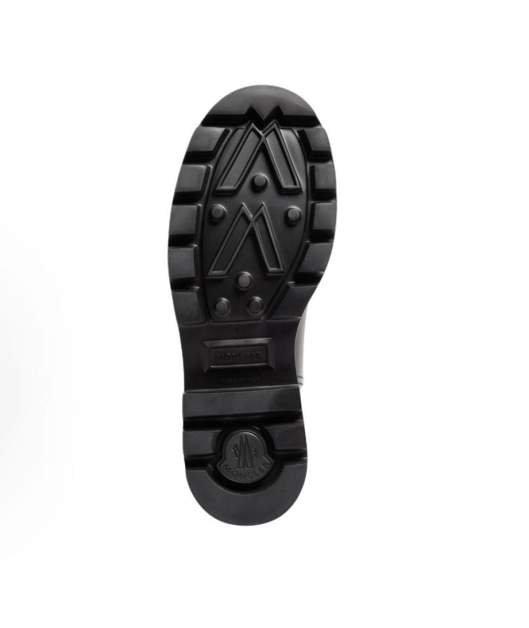 MONCLER Черные резиновые сапоги, фото 4