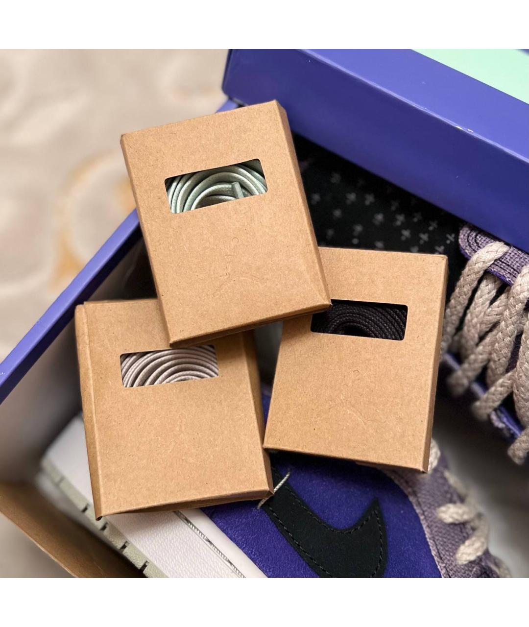 JORDAN Фиолетовые низкие кроссовки / кеды, фото 7