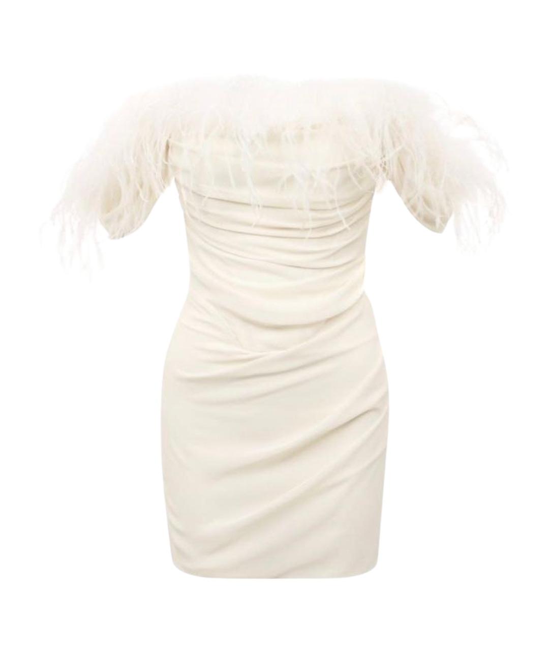 GIUSEPPE DI MORABITO Бежевое вечернее платье, фото 1