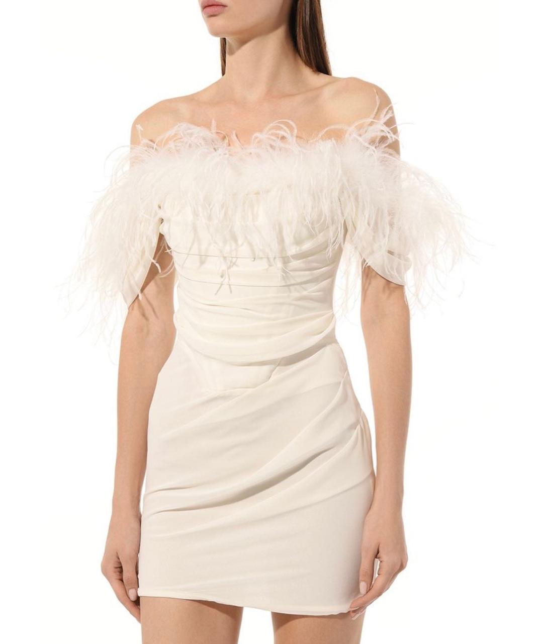 GIUSEPPE DI MORABITO Бежевое вечернее платье, фото 2