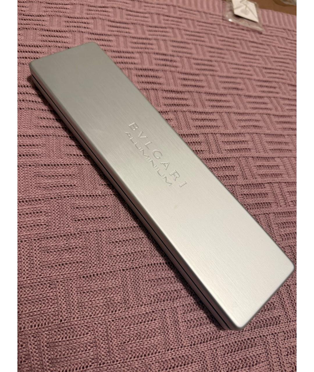 BVLGARI Антрацитовые металлические часы, фото 7