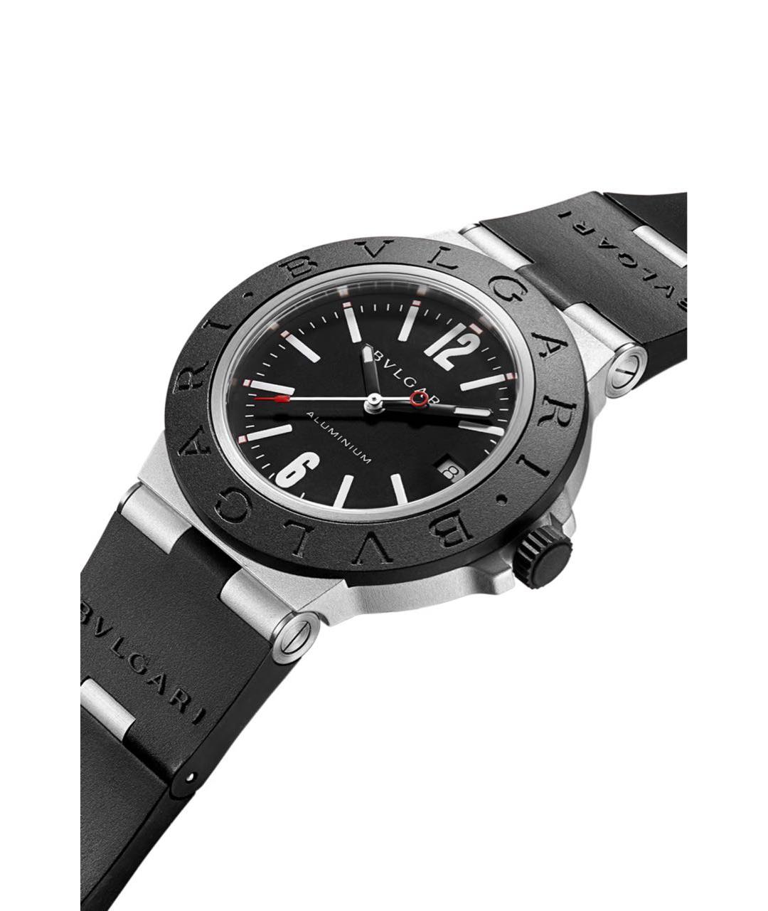 BVLGARI Антрацитовые металлические часы, фото 2