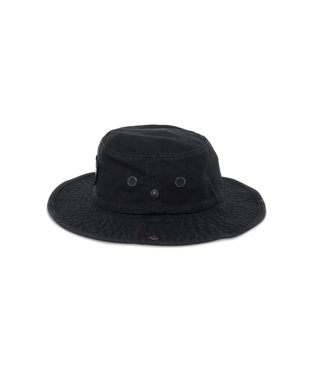 SUPREME Черная хлопковая шляпа, фото 2