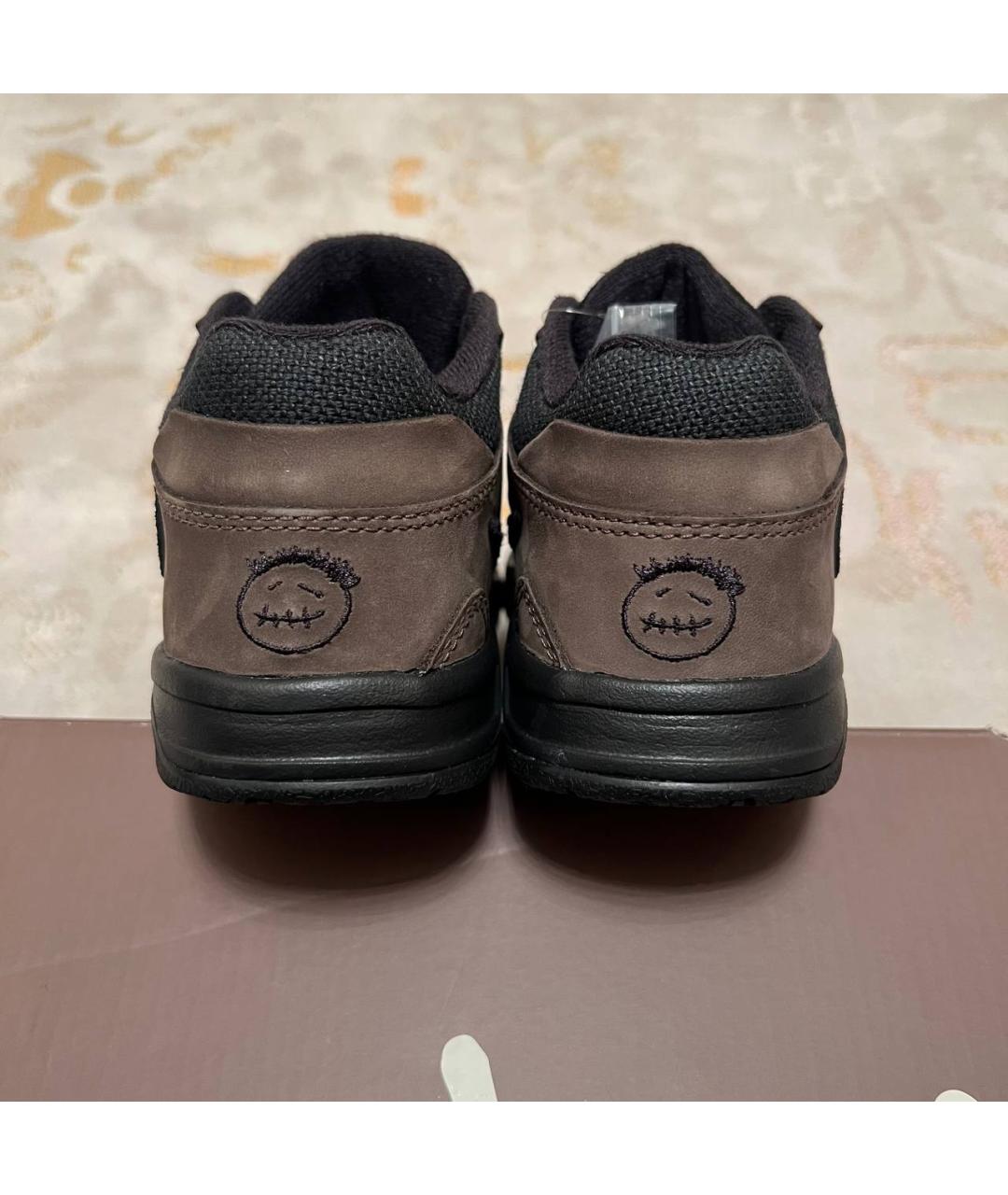 CACTUS JACK BY TRAVIS SCOTT Коричневые текстильные кеды, фото 5