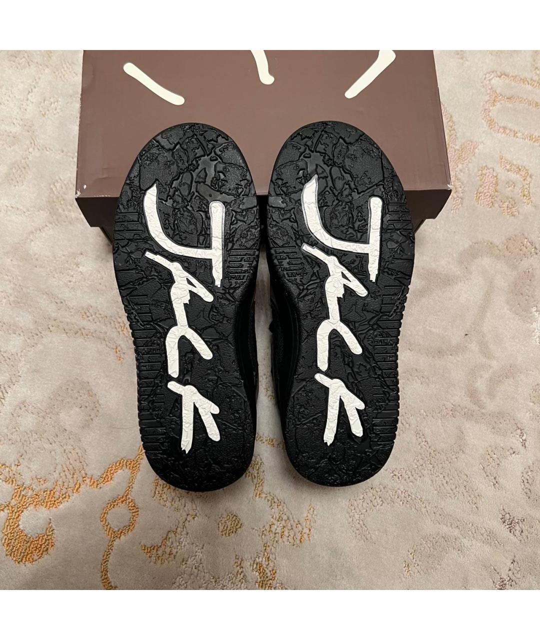 CACTUS JACK BY TRAVIS SCOTT Коричневые текстильные кеды, фото 4