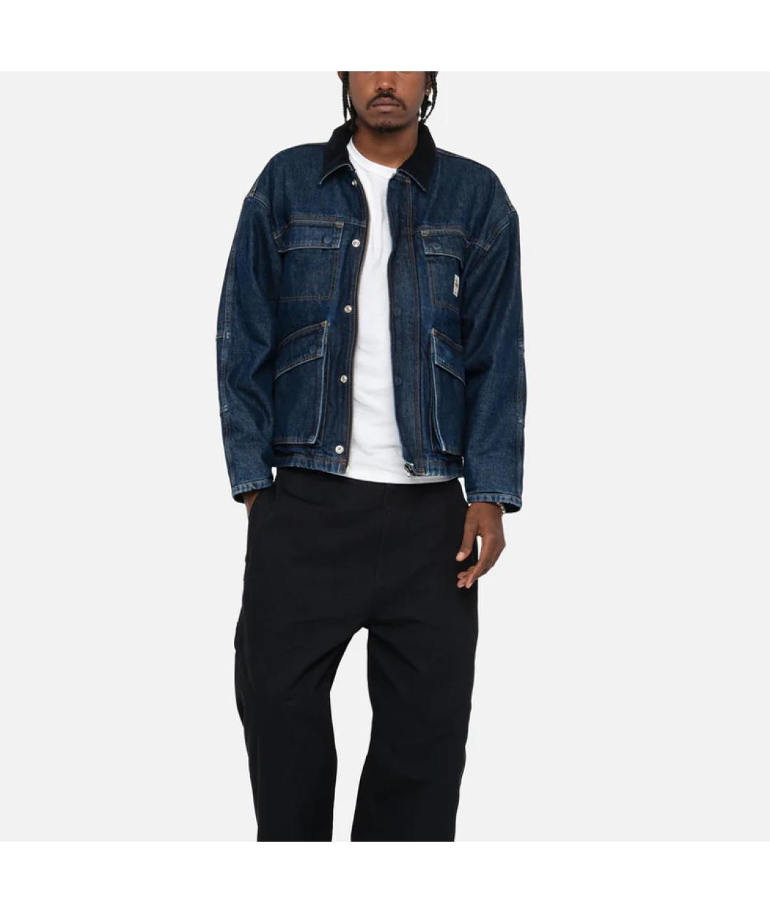 STUSSY Синяя куртка, фото 6