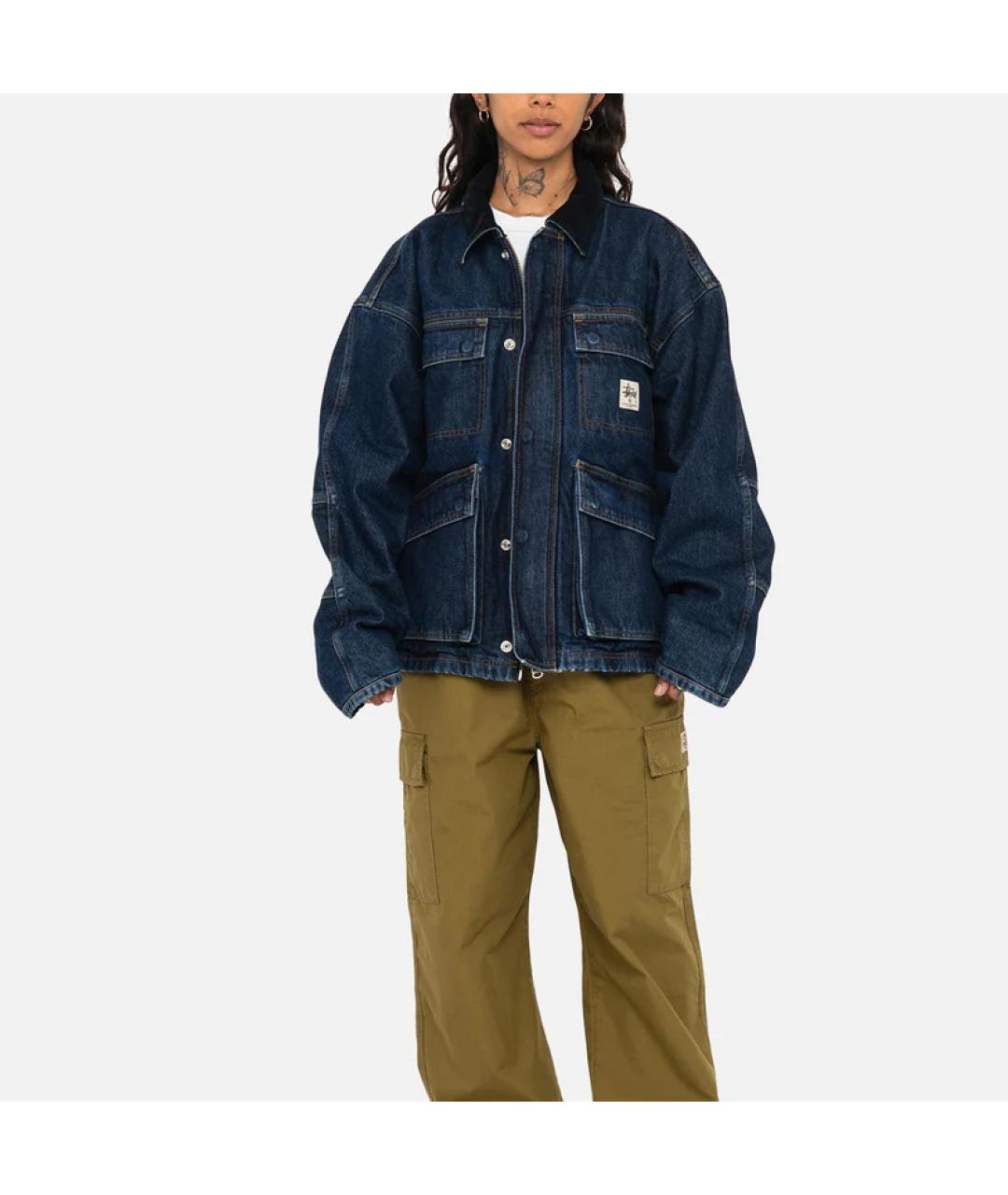 STUSSY Синяя куртка, фото 3