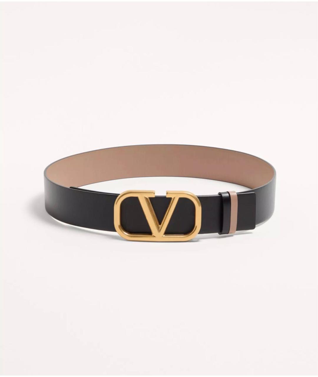 VALENTINO Коричневый кожаный ремень, фото 2