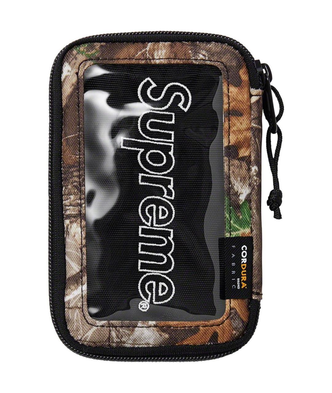 SUPREME Хаки тканевая барсетка, фото 3